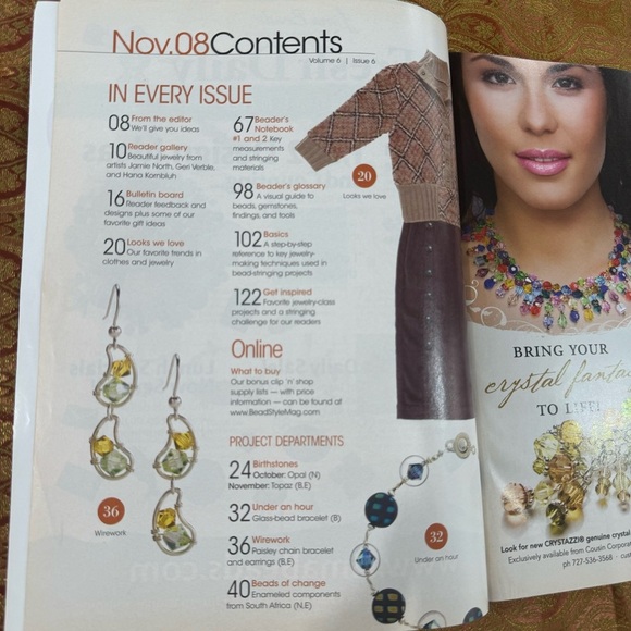 Bead Style Magazine November 2008 - Picture 2 of 3